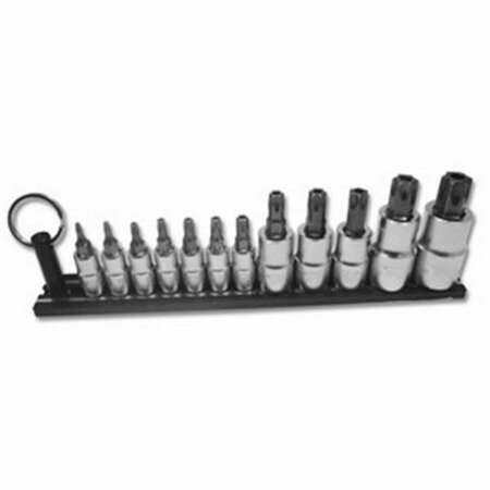 HOMECARE PRODUCTS Standard Tamper Torx Socket Set - 12 Piece HO3480971